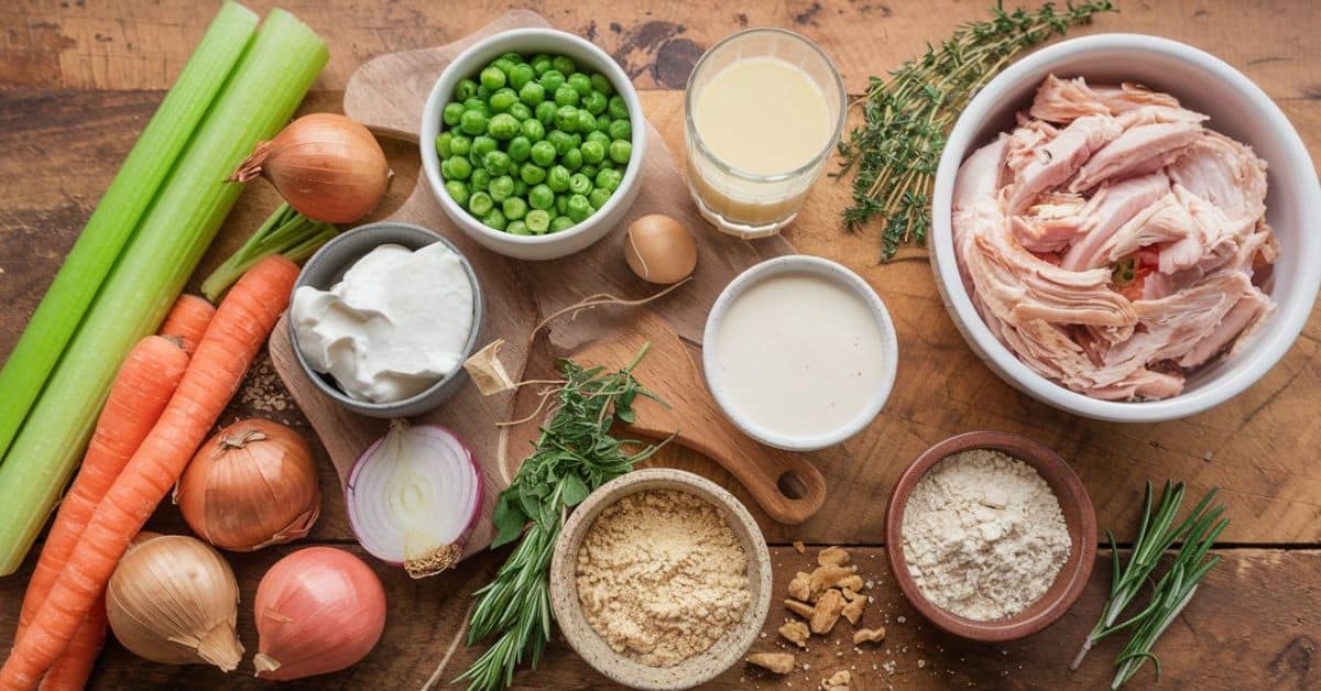 Essential Ingredients for Dairy Free Chicken Pot Pie