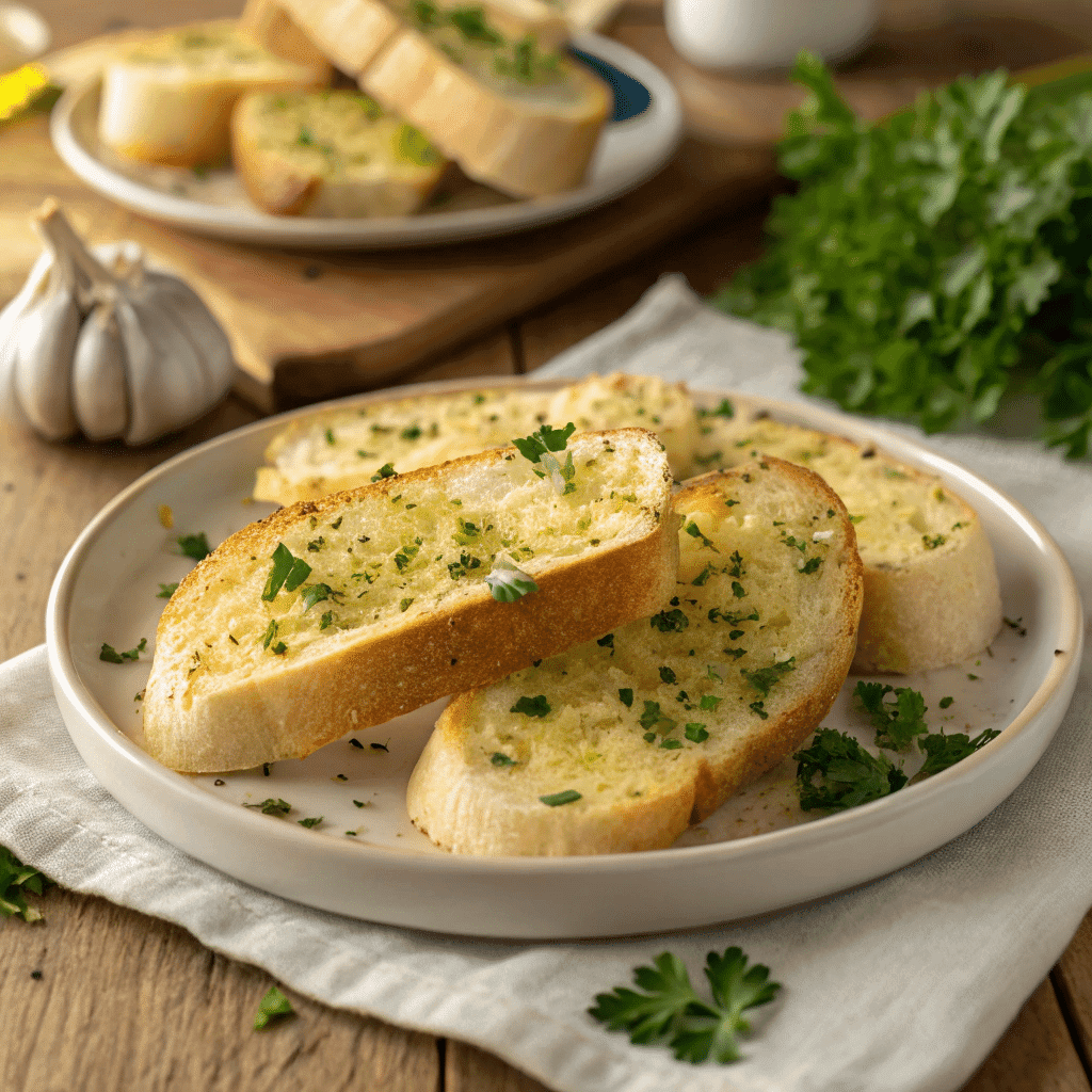 low calorie garlic bread