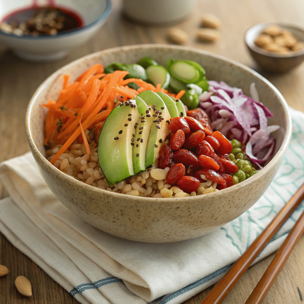 goji berry rice bowl recipe