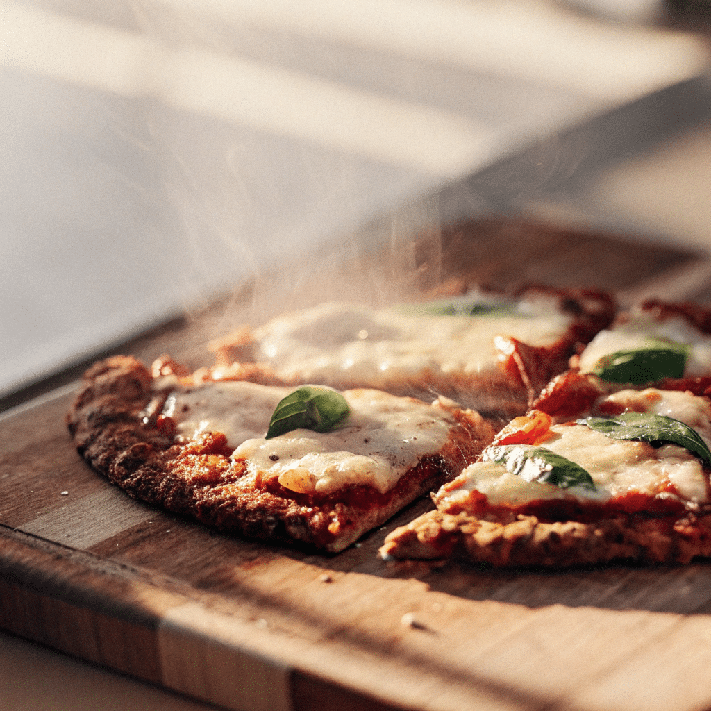 Crispy Cauliflower Crust Pizza Recipe for Low-Cal Diet