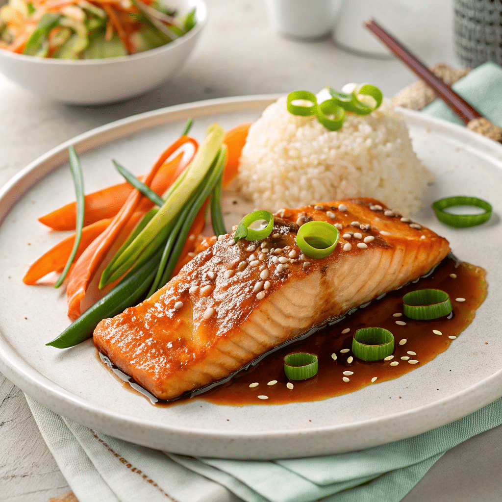ginger miso salmon fillet