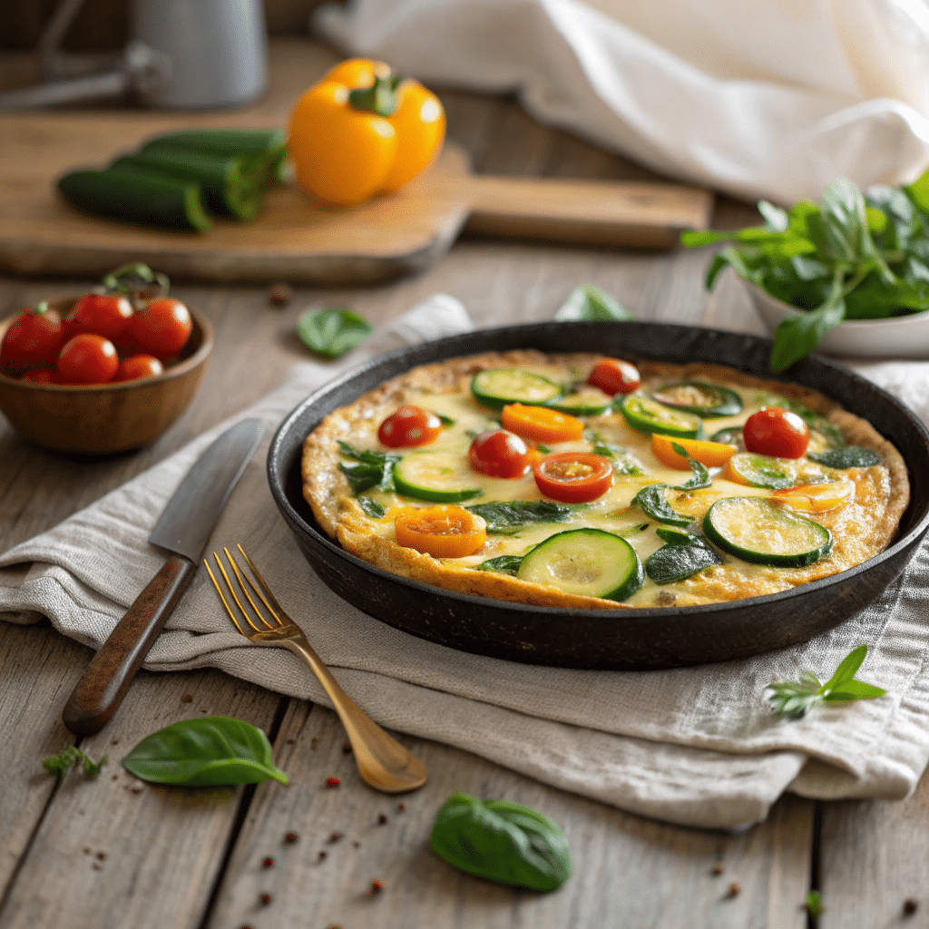 gluten-free veggie frittata