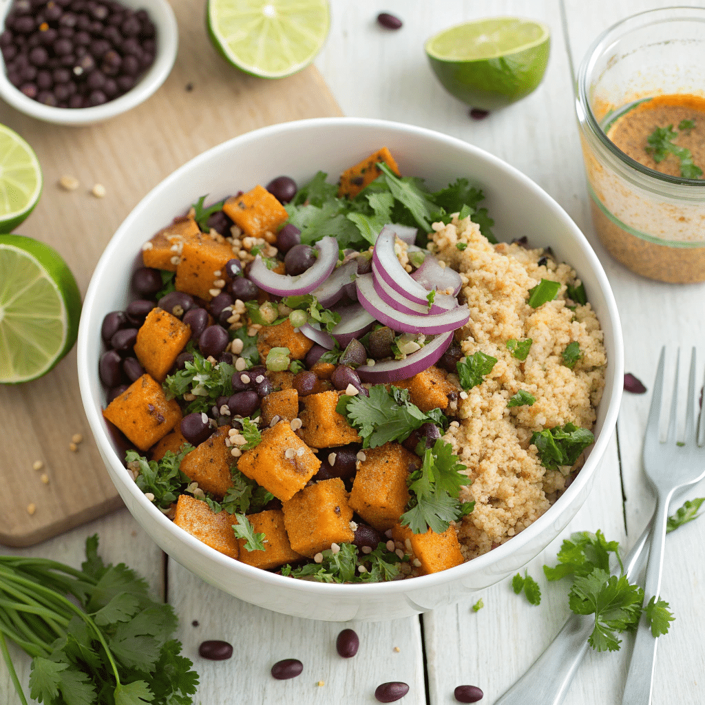 Quinoa Sweet Potato Salad for Energy Boost