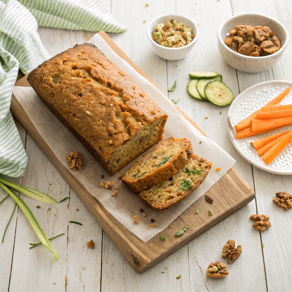 Gluten-Free Zucchini Carrot Loaf Recipe
