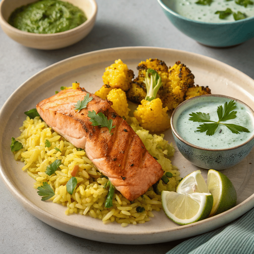 zucchini turmeric rice pilaf
