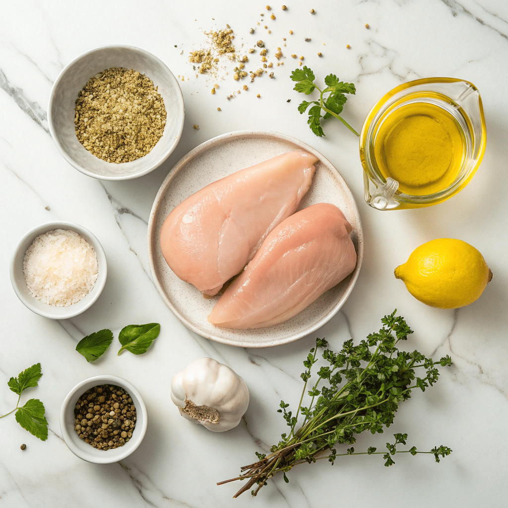 fresh cooking ingredients
