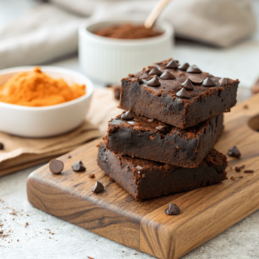 fudgy gluten-free sweet potato brownies