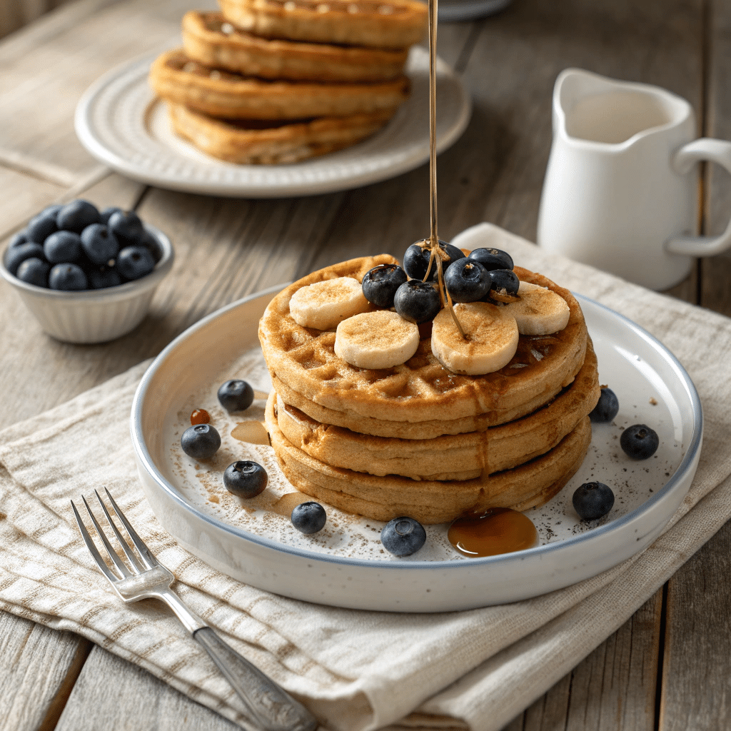 Gluten-Free Banana Oat Waffles Recipe