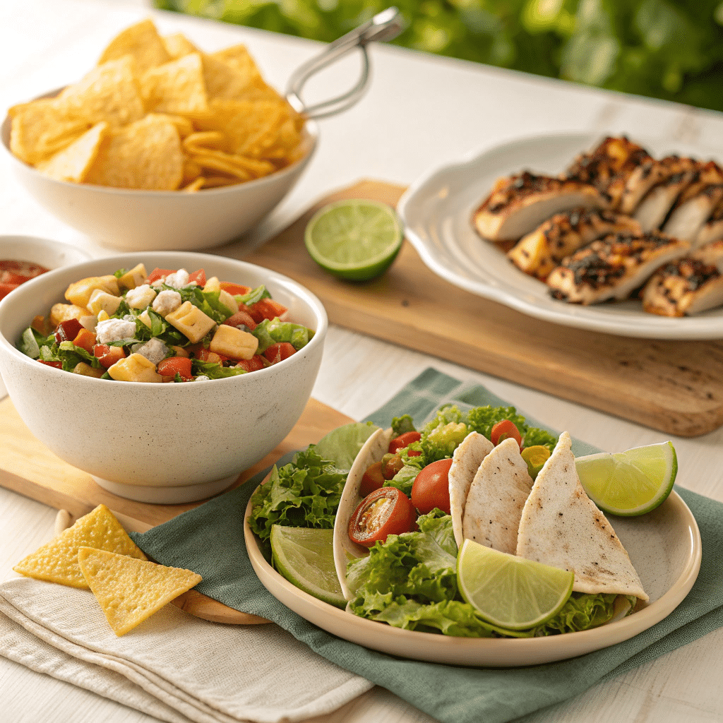 salad served three ways