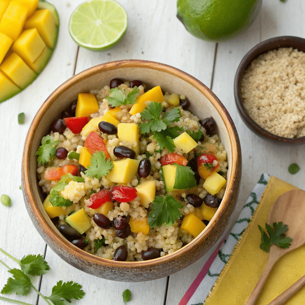 mango quinoa salad