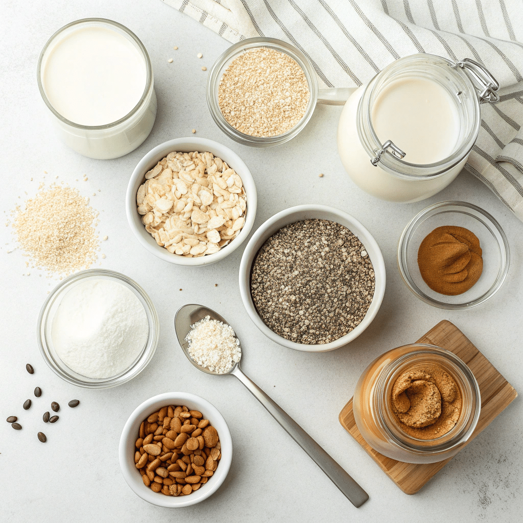 overnight oats ingredients