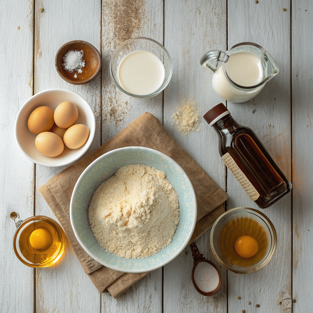 recipe ingredients for almond flour pancakes