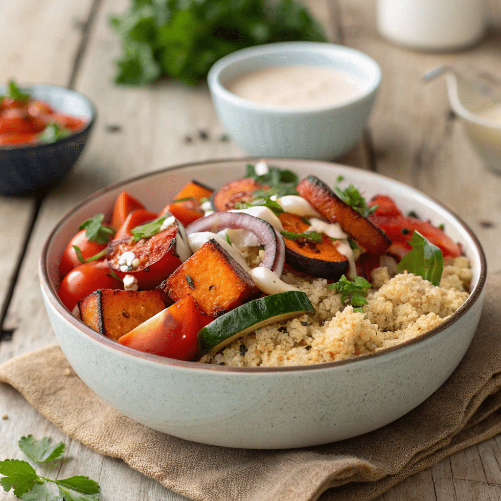 Bistro-Style Roasted Veggie Quinoa Bowl