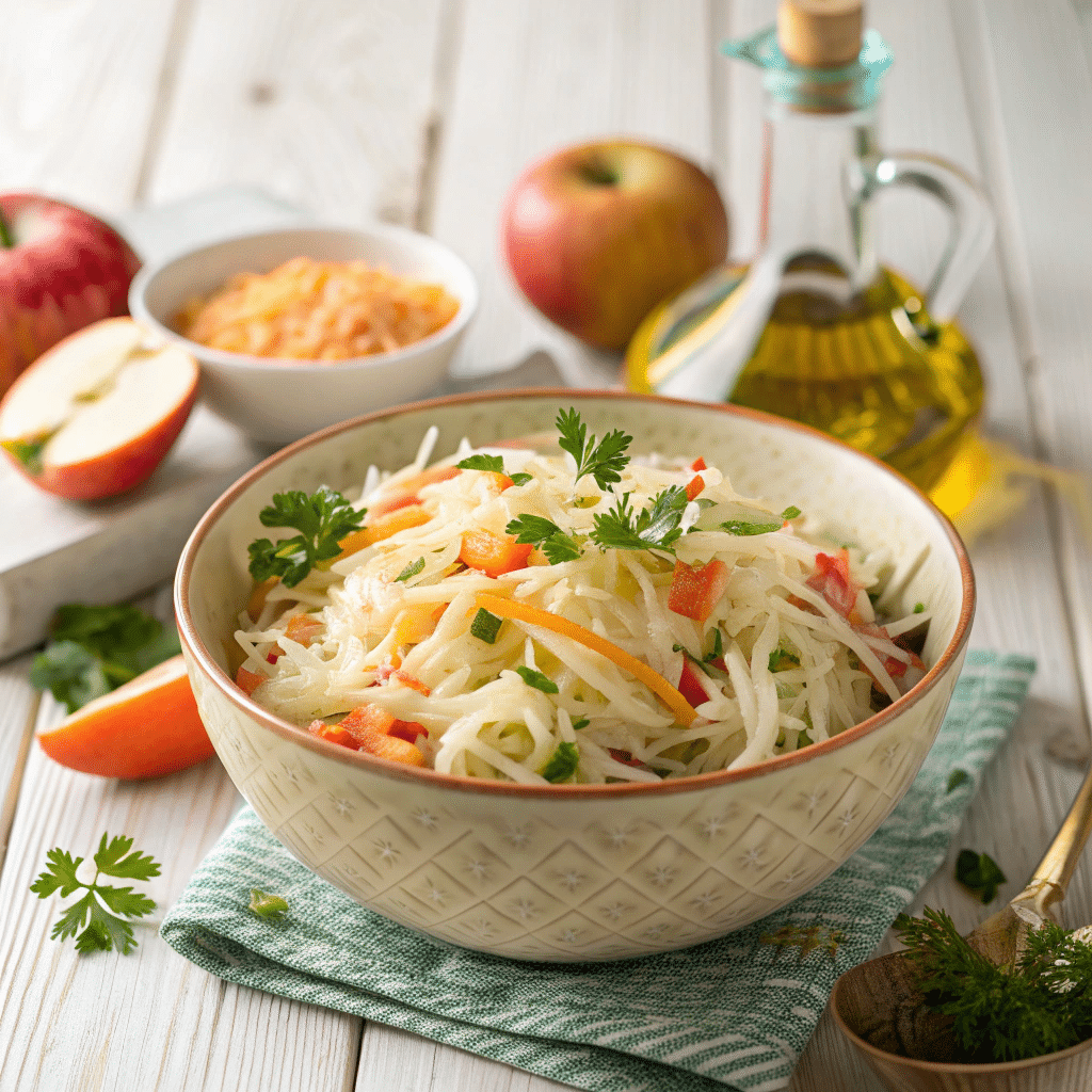 Probiotic-Rich Sauerkraut Salad for Immunity