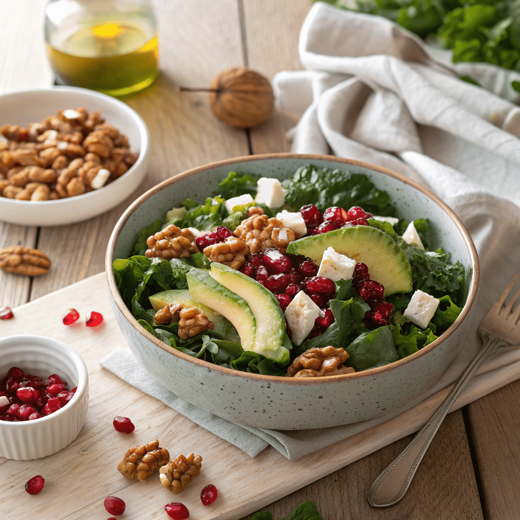 Pomegranate Walnut Salad Immune-Boosting Recipe