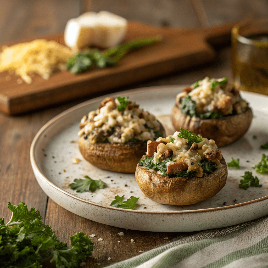 Low-Carb Keto Stuffed Mushrooms Recipe
