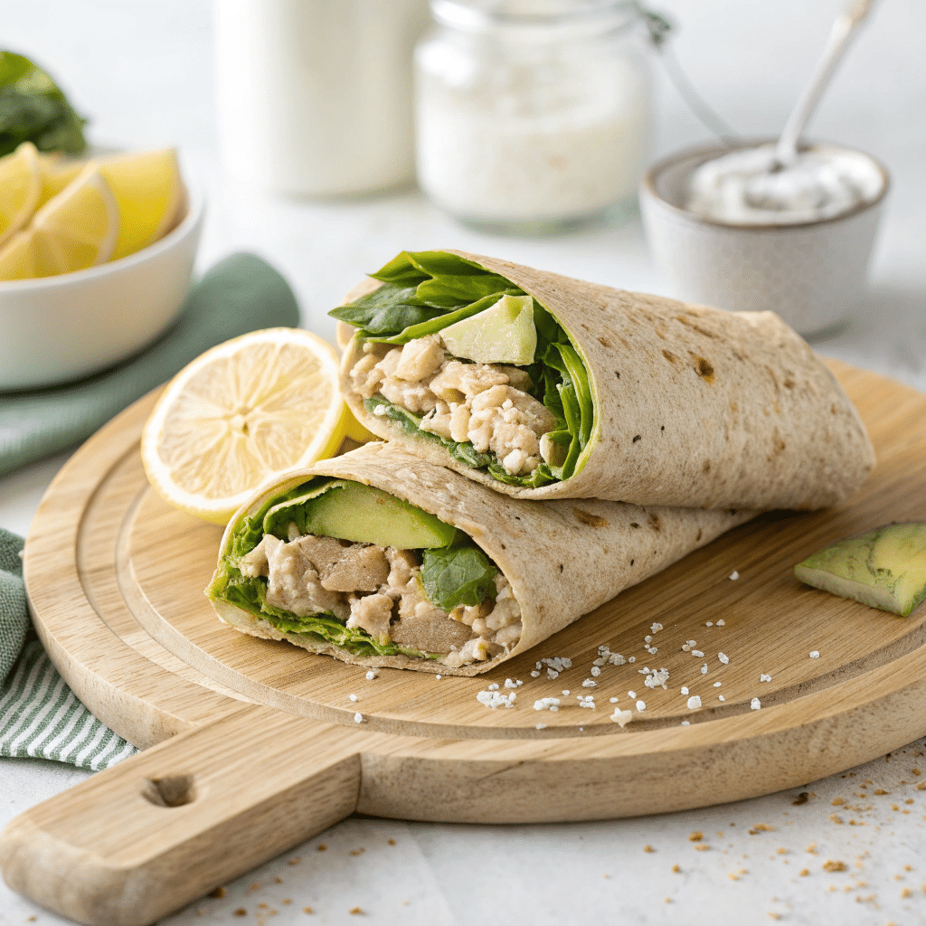 protein-packed tuna avocado wrap
