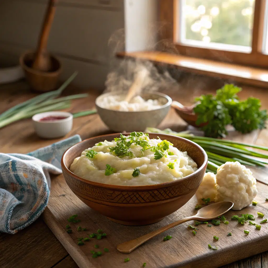 Cauliflower and Leek Mash Low-Calorie Recipe