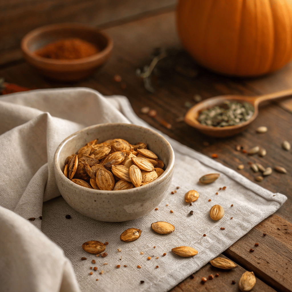 Savory Roasted Pumpkin Seeds for Healthy Snacking