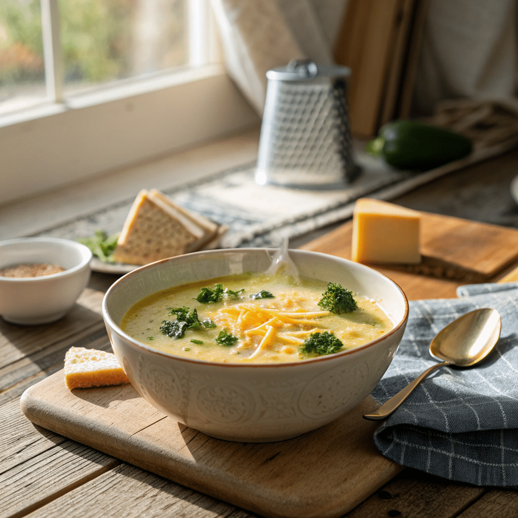 Keto Broccoli Cheese Soup Recipe (Creamy, Low-Carb Comfort in a Bowl)