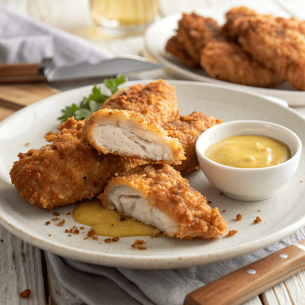 Crispy Keto Chicken Tenders Low-Carb Recipe