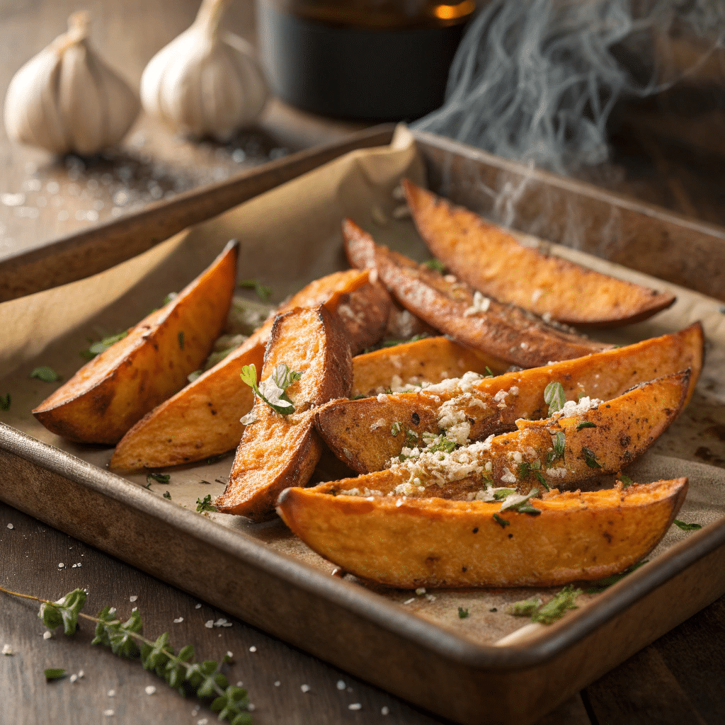 Savory Sweet Potato Wedges Recipe