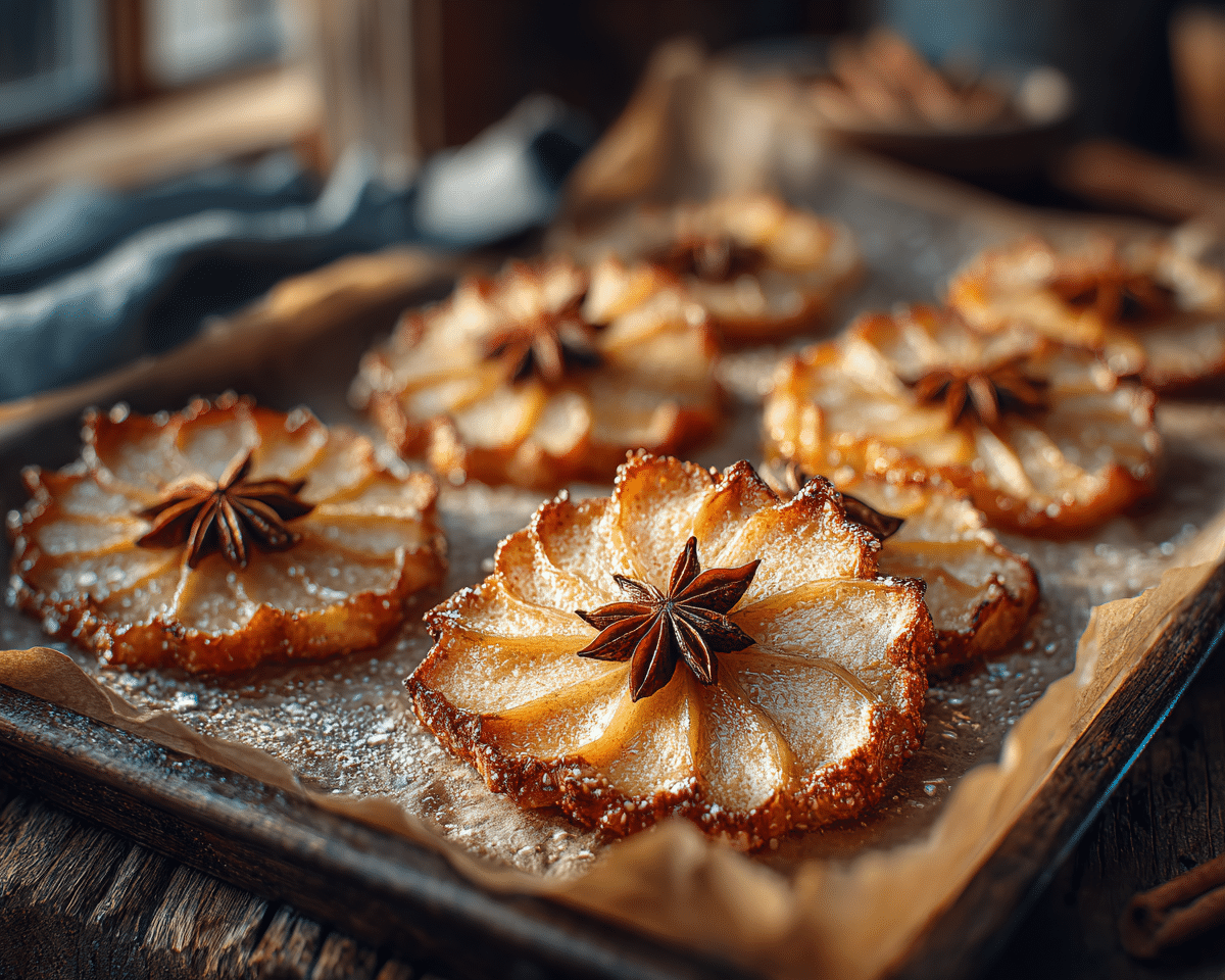 Baked Pear Cinnamon Crisps Healthy Snack