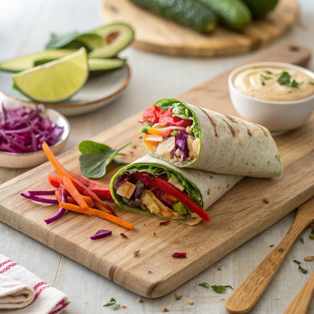 Low-Cal Hummus Veggie Wraps: A Delicious, Healthy Lunch Idea