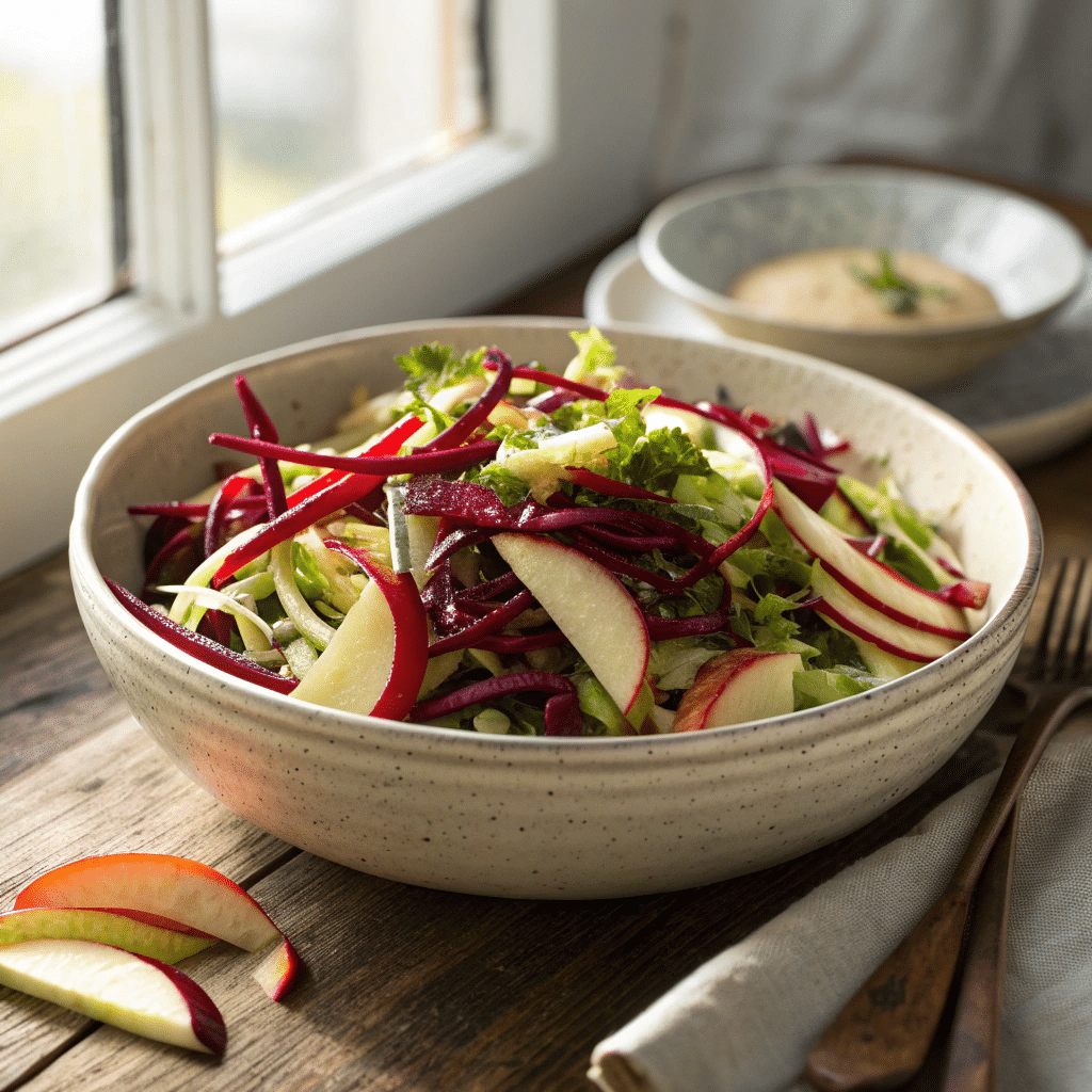 Skinny Beet and Apple Slaw (A Fresh, Crunchy, No-Mayo Favorite)