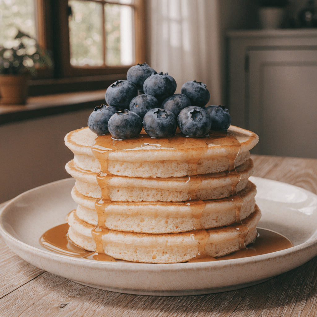 High Protein Cottage Cheese Pancakes (Fluffy, Healthy & Easy)