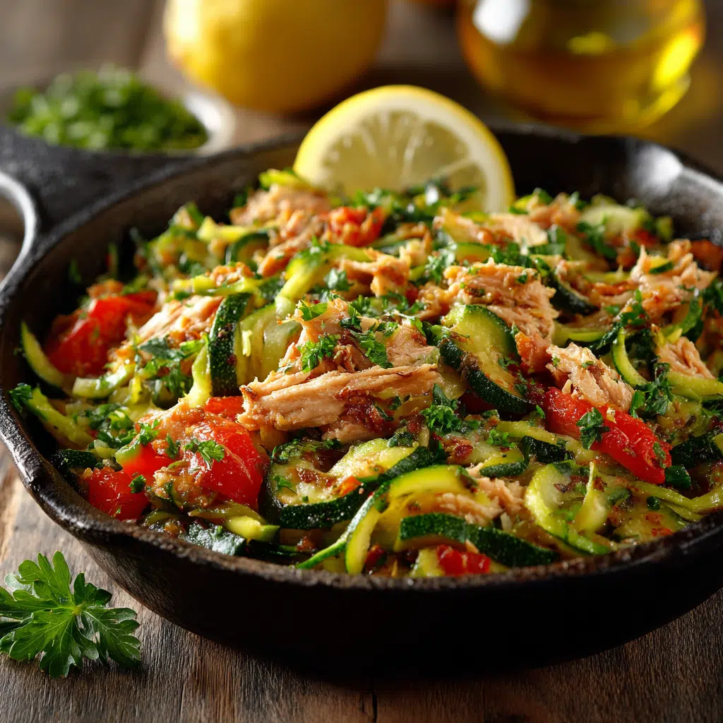 Light Tuna Zucchini Skillet: A Quick and Flavorful Dinner