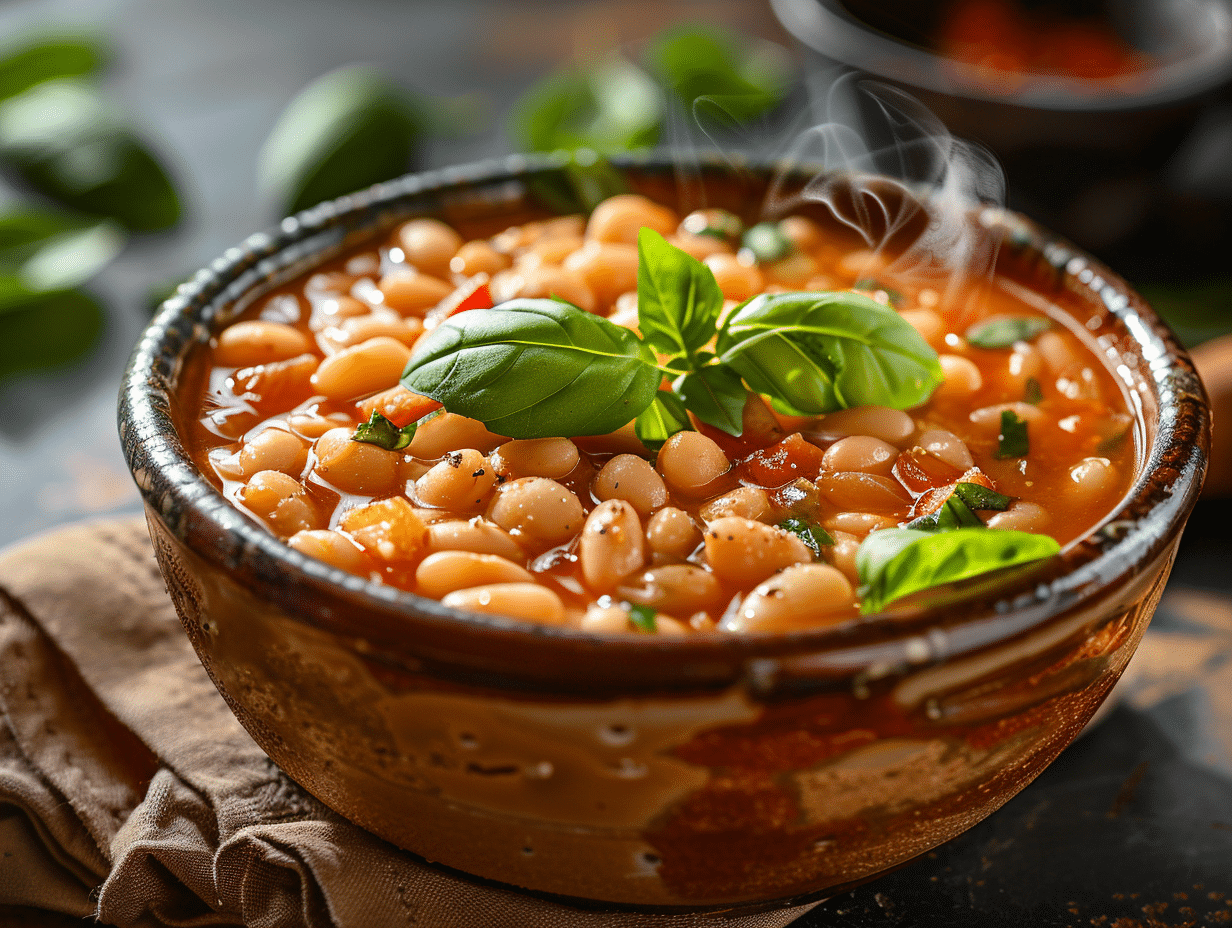 Tomato Basil White Bean Stew (Creamy, Cozy, and Weeknight-Friendly)