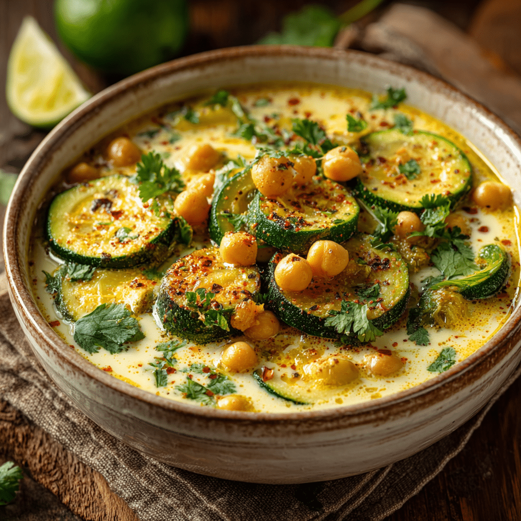 Chickpea Zucchini Coconut Curry Plant-Based