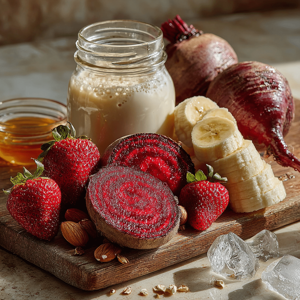 strawberry beet smoothie