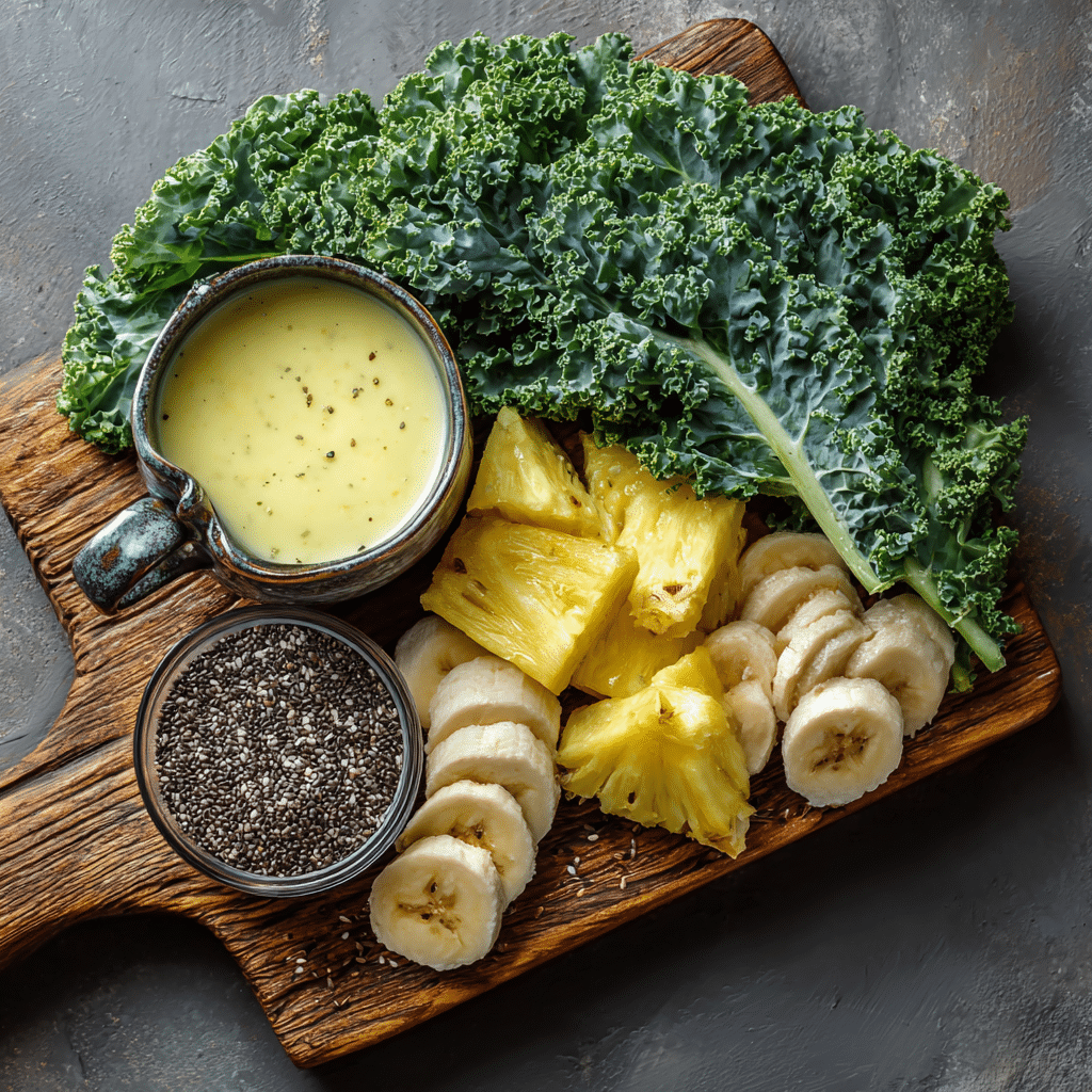 fresh smoothie ingredients