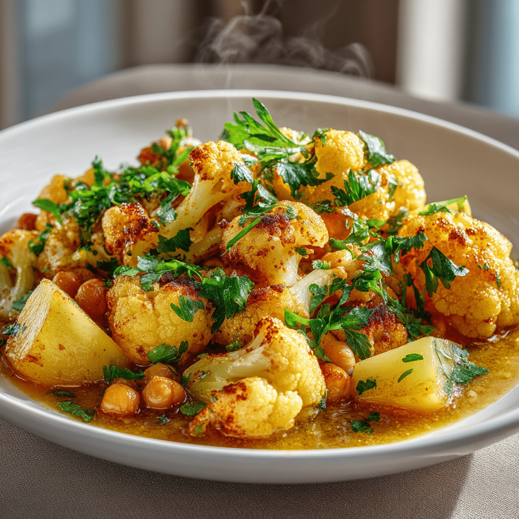 Vegan Cauliflower Curry Plant-Based Recipe