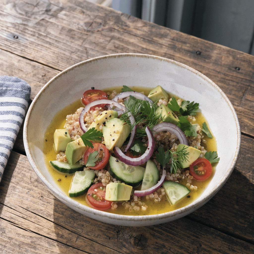 Citrus Herb Quinoa Salad Bowl
