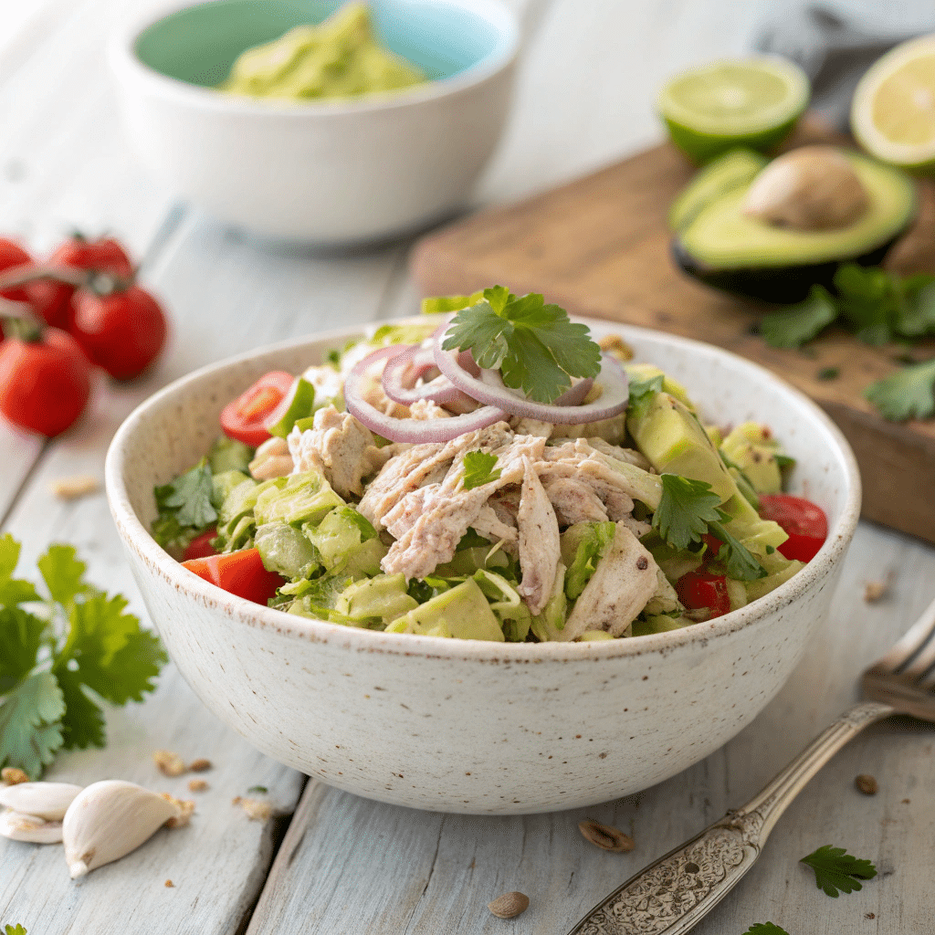 High Protein Avocado Chicken Salad: A Fresh Twist on Your Lunch