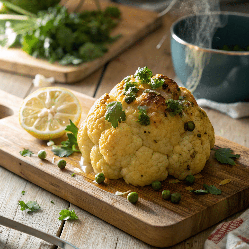 Lemon Ginger Roasted Cauliflower: A Zesty, Healthy Side Dish