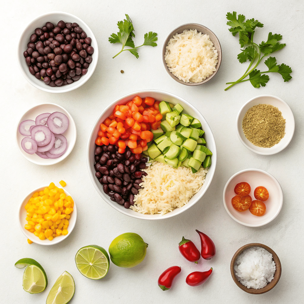 burrito bowl ingredients
