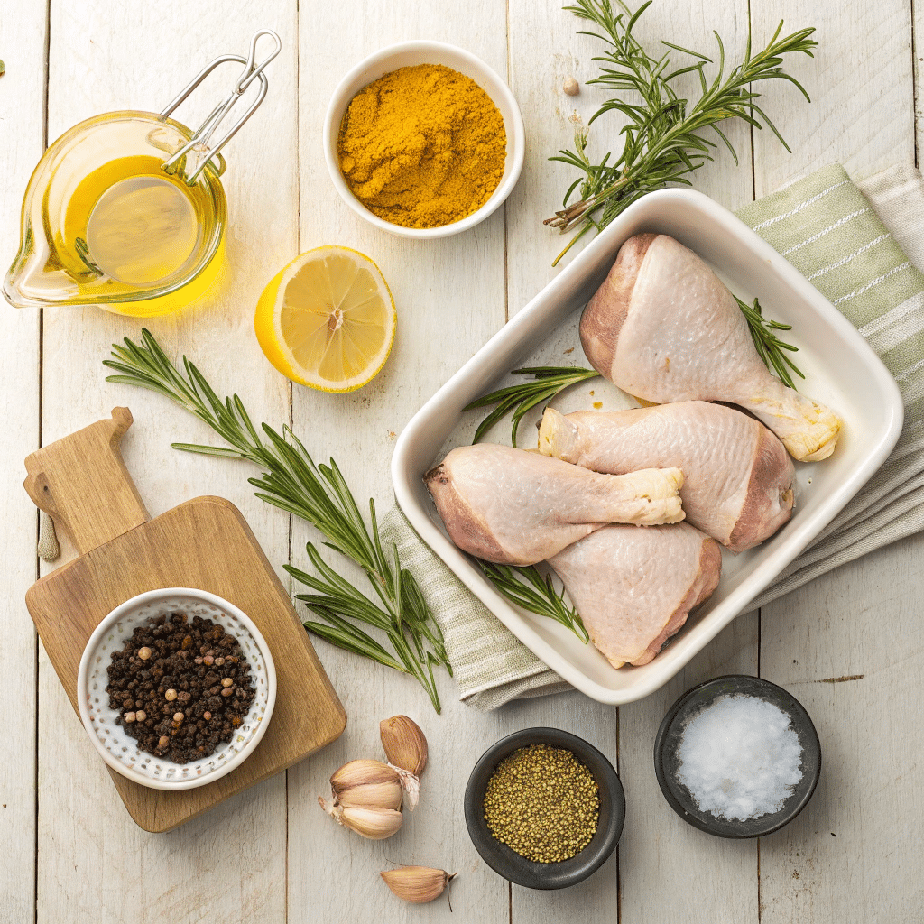 rosemary turmeric chicken bake ingredients
