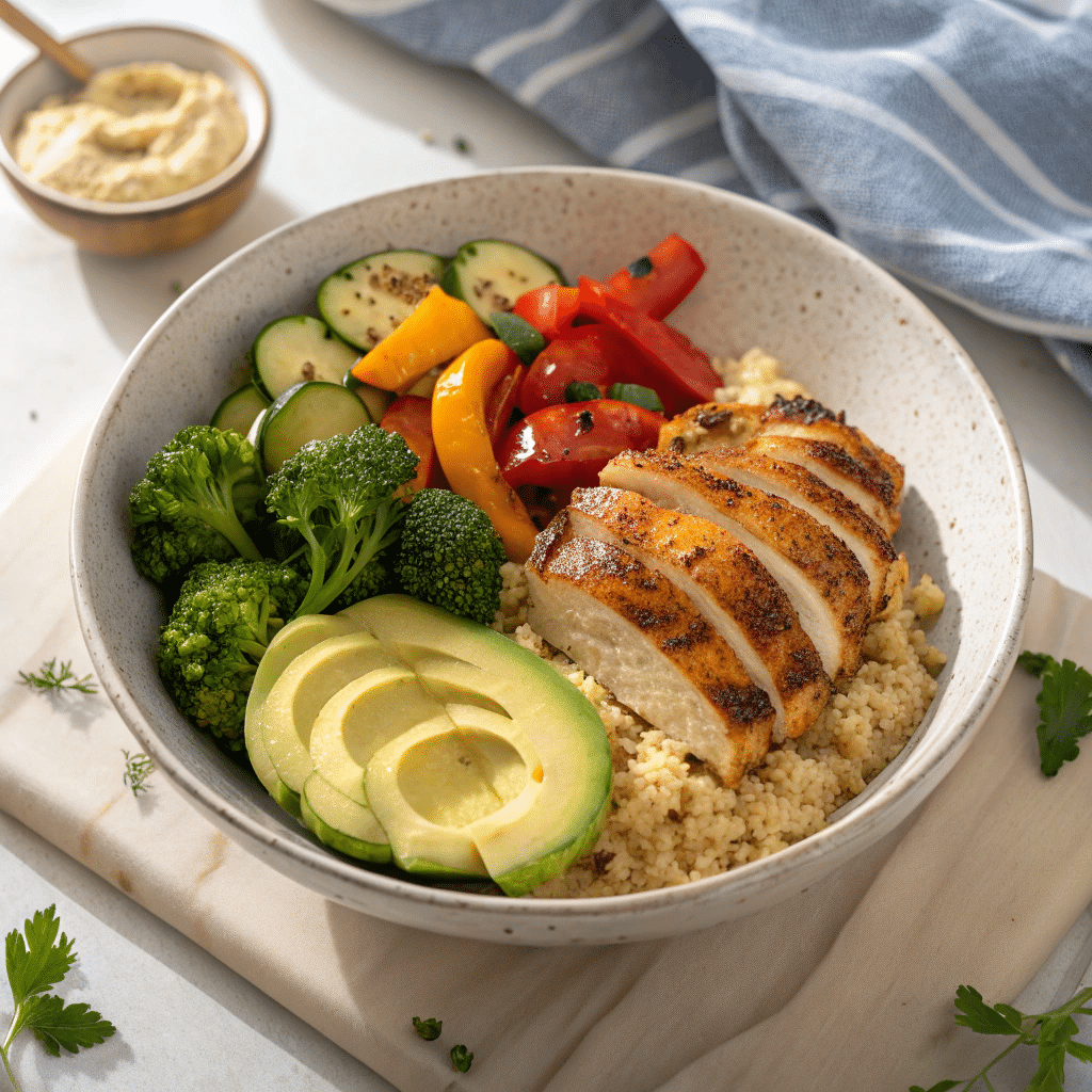 Seared Chicken Protein Bowls: A Delicious High-Protein Dinner