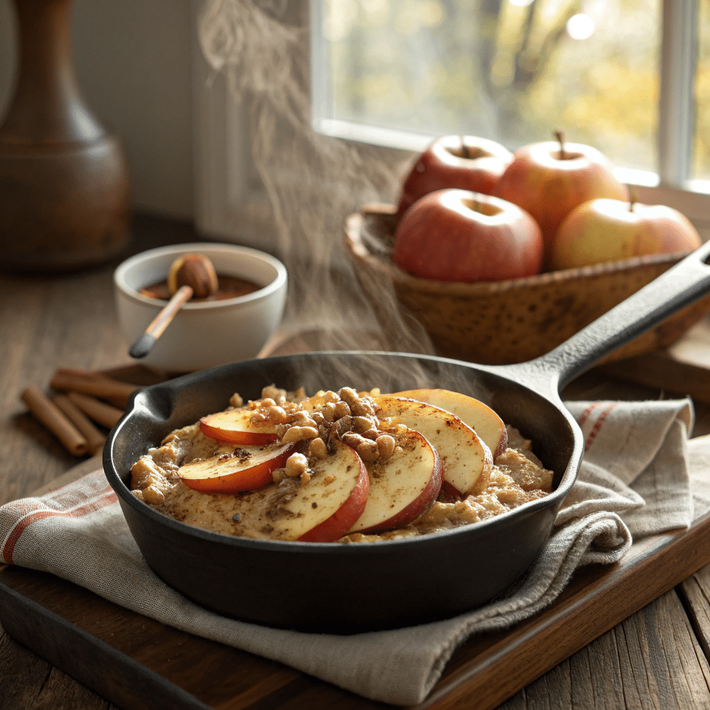 Cinnamon Apple Oat Skillet That Tastes Like a Hug in a Pan