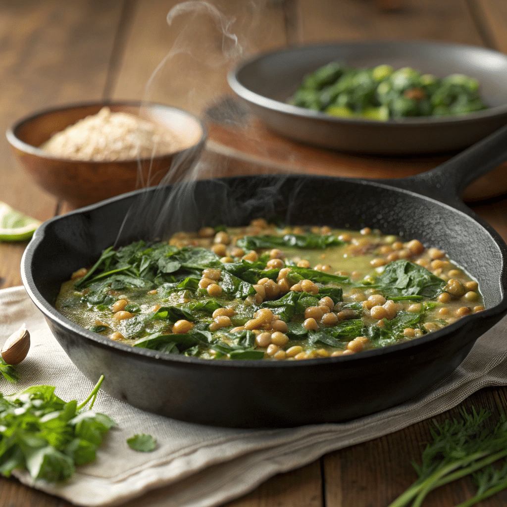 Herb Lentil and Spinach Skillet That Saves Dinner Every Time
