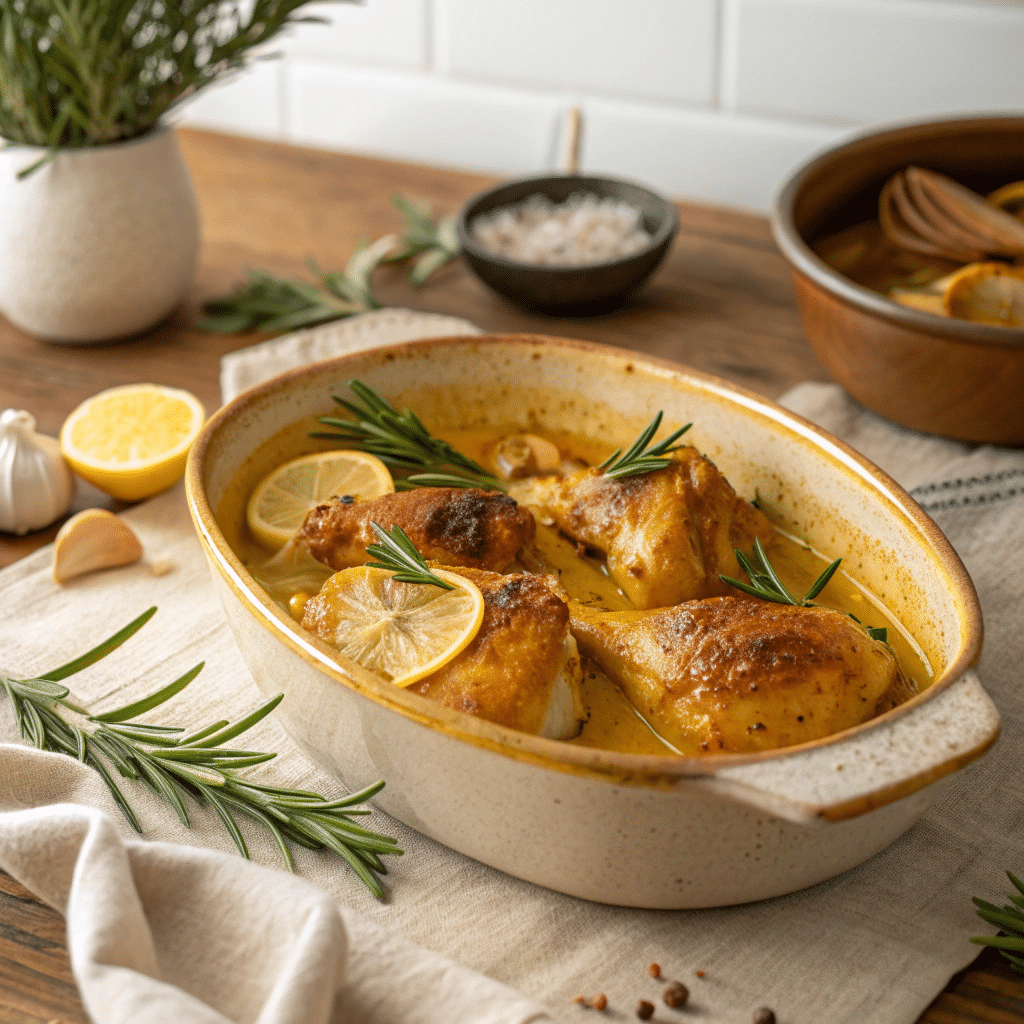 Rosemary Turmeric Chicken Bake That Tastes Like Comfort and Sunshine