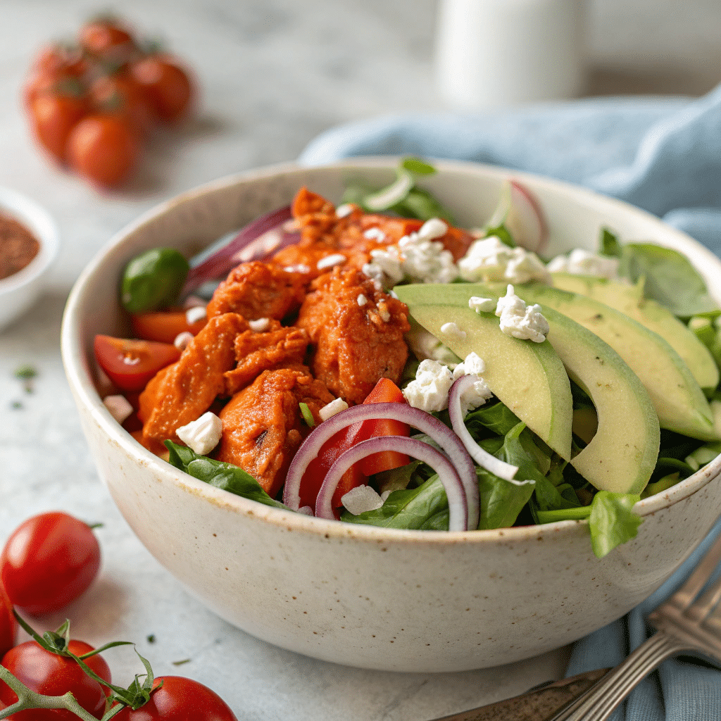 Low-Carb Buffalo Chicken Salad: A Healthy, Spicy Twist for Dinner