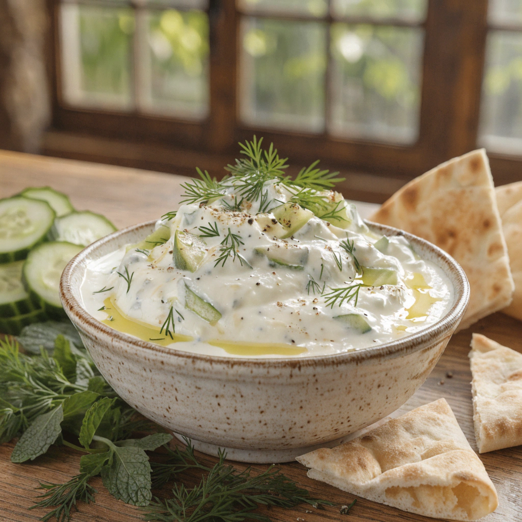 Savory Yogurt Cucumber Dip (Fresh, Creamy & Ready in Minutes)