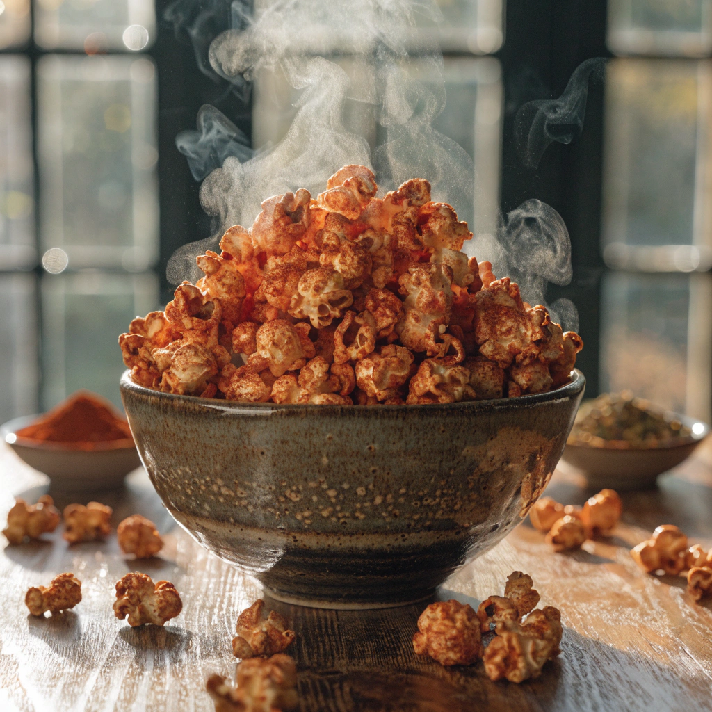 Roasted Paprika Popcorn (Bold, Smoky & Addictive Snack)