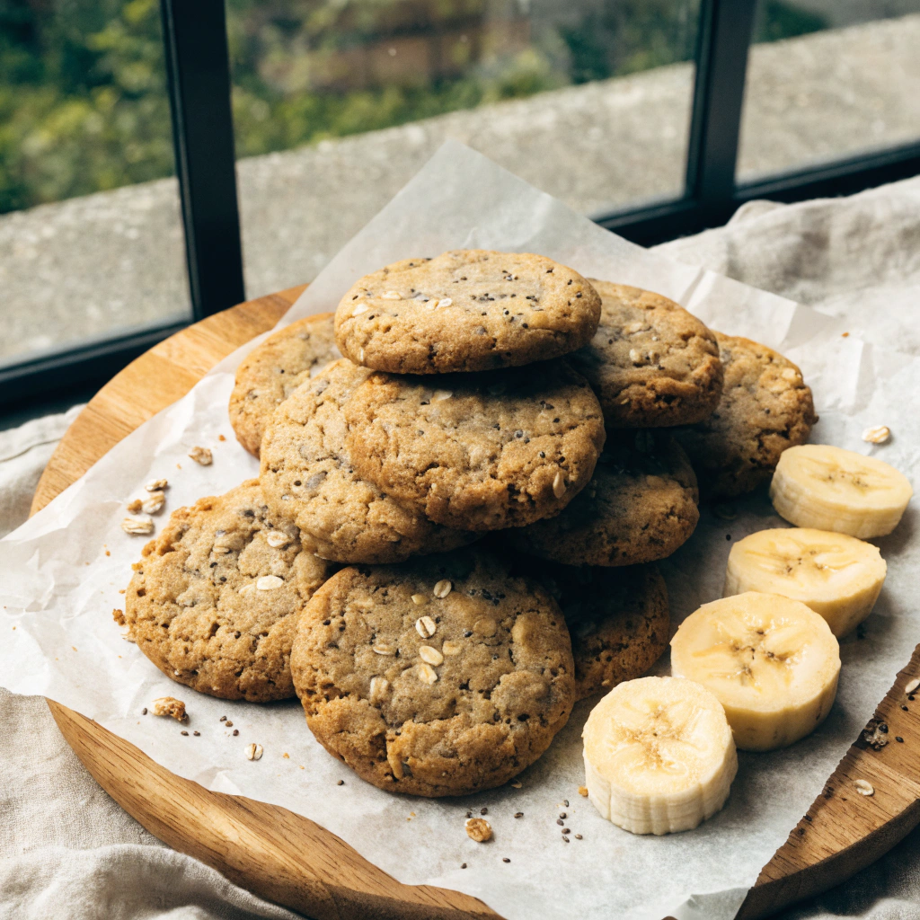 Banana Chia Breakfast Cookies (Healthy, Easy, Grab-and-Go)