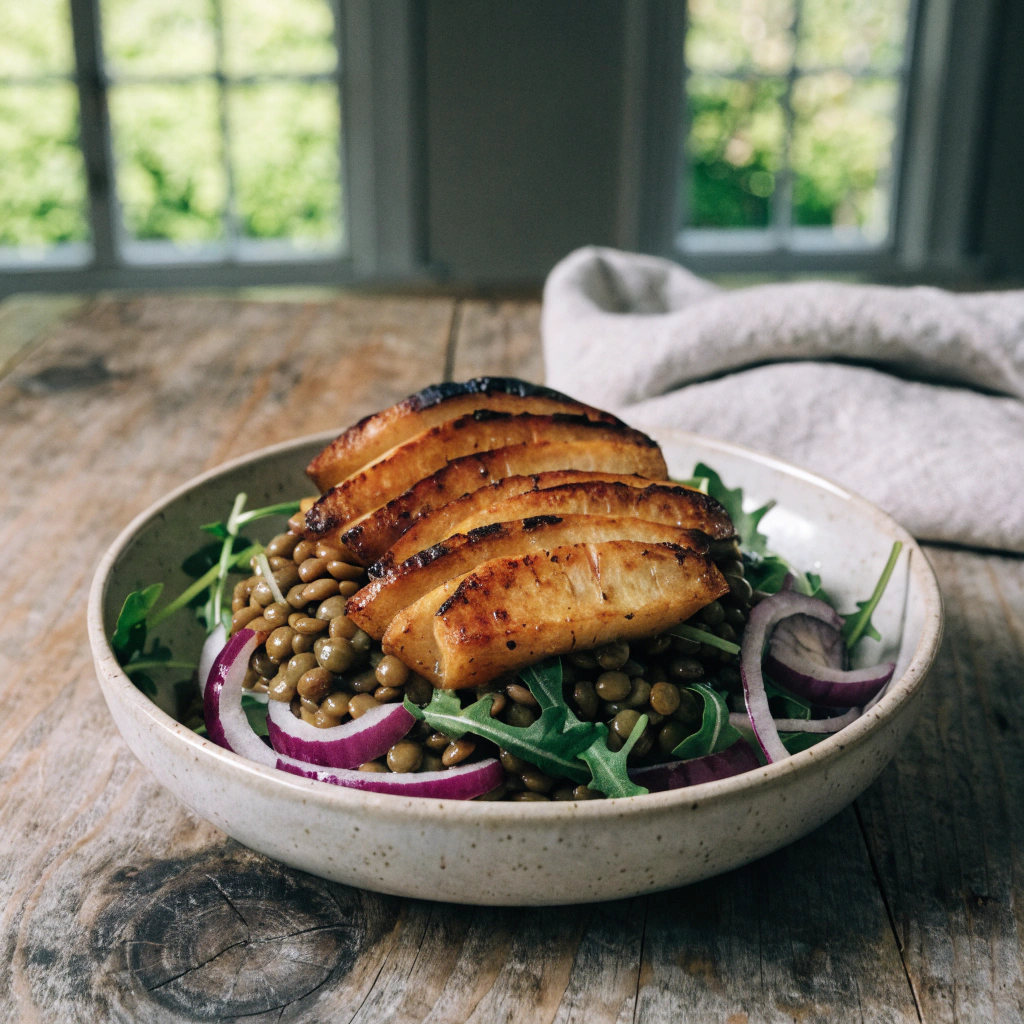 Roasted Parsnip Lentil Salad (Hearty, Cozy & Flavor-Packed)